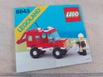 Lego classic 6643 - Chief's Fire Truck, Kinderen en Baby's, Speelgoed | Duplo en Lego, Complete set, Gebruikt, Ophalen of Verzenden