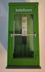 retro telefooncel miniatuur spaarpot, Verzamelen, Spaarpotten, Ophalen of Verzenden, Zo goed als nieuw, Kunststof, Object of Gebouw