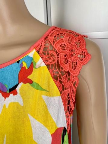 F599 Nieuw: Esqualo: top shirt topje maat XS/S=34/36 roze beschikbaar voor biedingen