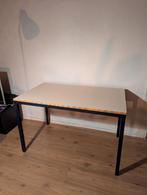Bureau met donkerblauw frame en licht blad, Antiek en Kunst, Antiek | Meubels | Tafels, Ophalen