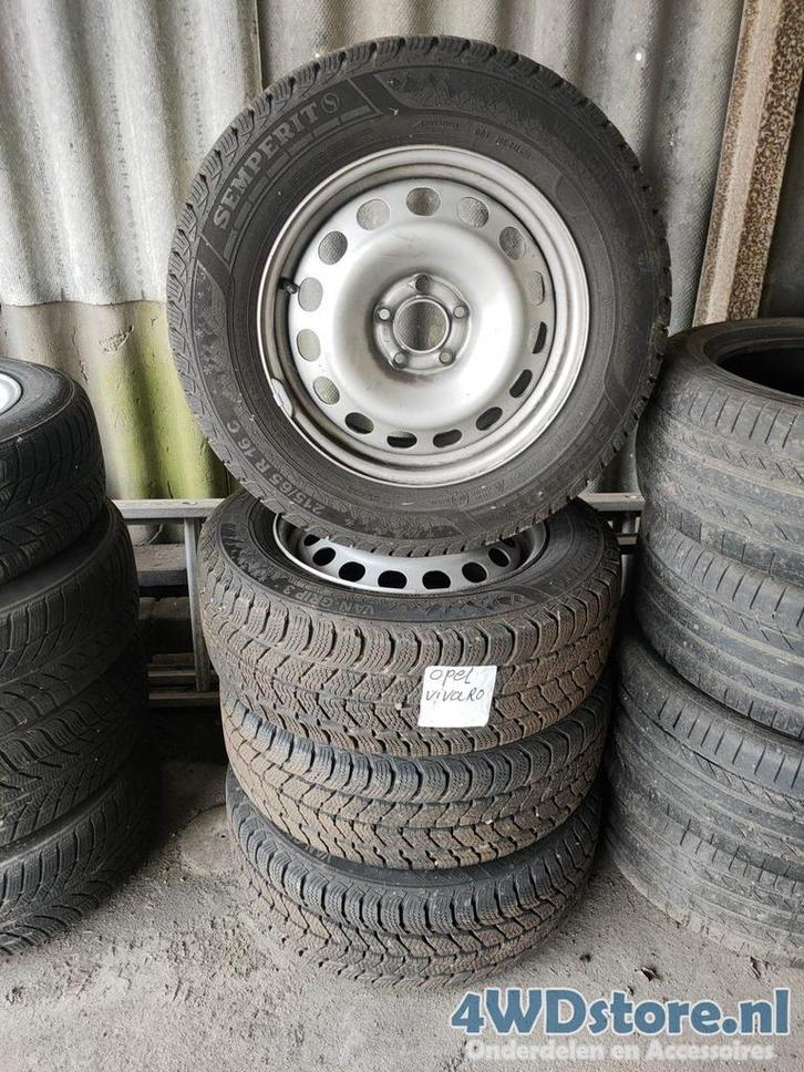 Opel Vivaro Stalen velgen + Banden, Auto-onderdelen, Banden en Velgen, Banden en Velgen, 16 inch, 215 mm, Personenwagen, Gebruikt