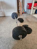 Gorilla Sports EZ Curlset 35 kg Verstelbaar in gewicht, Sport en Fitness, Ophalen, Zo goed als nieuw, Benen, Halterset