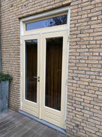 2x Hardhouten dubbel openslaande tuindeuren bxh 144x244cm, Doe-het-zelf en Verbouw, Kozijnen en Schuifpuien, Deurkozijn, Zo goed als nieuw