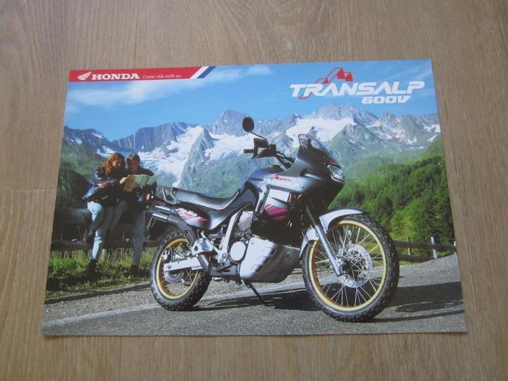 Honda Transalp 600 V brochure folder 1993 1994, Motoren, Handleidingen en Instructieboekjes, Honda, Ophalen of Verzenden