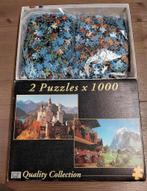 2 puzzels totaal 2000 stukjes (2x 1000) Thomas Kinkade, Ophalen of Verzenden, Legpuzzel, Meer dan 1500 stukjes, Zo goed als nieuw