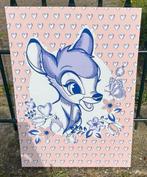 Lief Bambi schilderij (canvas), Kinderen en Baby's, Wanddecoratie, Zo goed als nieuw, Ophalen