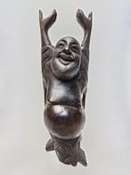 # Lachende Boeddha Houten Beeldje, Ophalen of Verzenden, Gebruikt