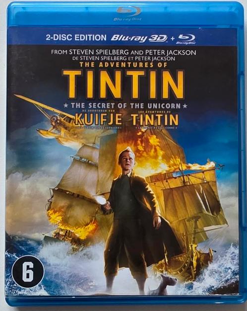Kuifje: Het Geheim van de Eenhoorn (Blu-ray 3D), Cd's en Dvd's, Blu-ray, Zo goed als nieuw, Tekenfilms en Animatie, 3D, Ophalen of Verzenden