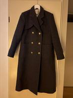 Sandro lange grijze wollen jas maat 36, Ophalen of Verzenden, Zo goed als nieuw, Maat 36 (S), Grijs