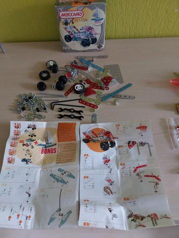 MECCANO RACEAUTO + MODEL CAR + BONUS inclusief BOUWTEKENING  beschikbaar voor biedingen