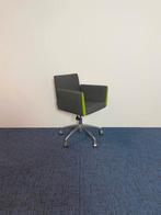 8 x Vergaderstoel Artifort Paco - antraciet/groen,, Ophalen, Gebruikt, Overige kleuren, Stof