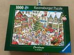 Ravensburger Kerstpuzzel 1000 stukjes, Ophalen of Verzenden, 500 t/m 1500 stukjes, Zo goed als nieuw