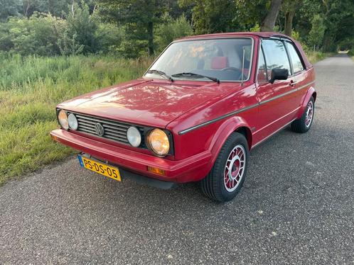Volkswagen Golf 1.6 Cabriolet 53KW K6 1988 Rood, Auto's, Volkswagen, Particulier, Golf, Lichtmetalen velgen, Radio, Benzine, Cabriolet
