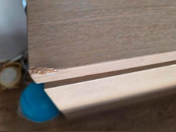 Ikea Malm ladekast met 3 lades eikenfineer 2x - afbeelding 5