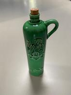 Groene jeneverkruik Hulstkamp ca. 1950  (Plateel Gouda)