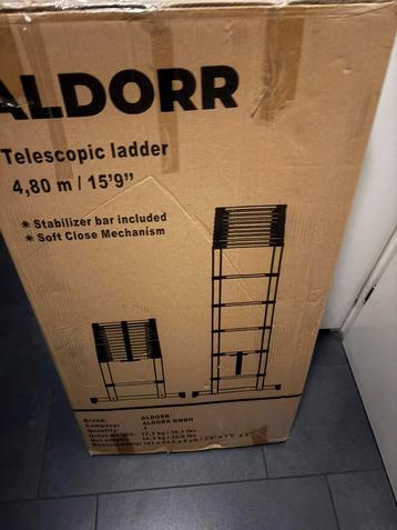 Aldorr Telescopic ladder 4.80m nieuw beschikbaar voor biedingen
