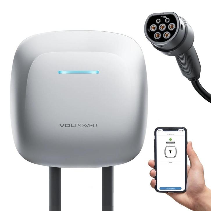 Elektrische auto - VDL - EV-oplader met Slimme App, Auto diversen, Auto-accessoires, Nieuw, Verzenden
