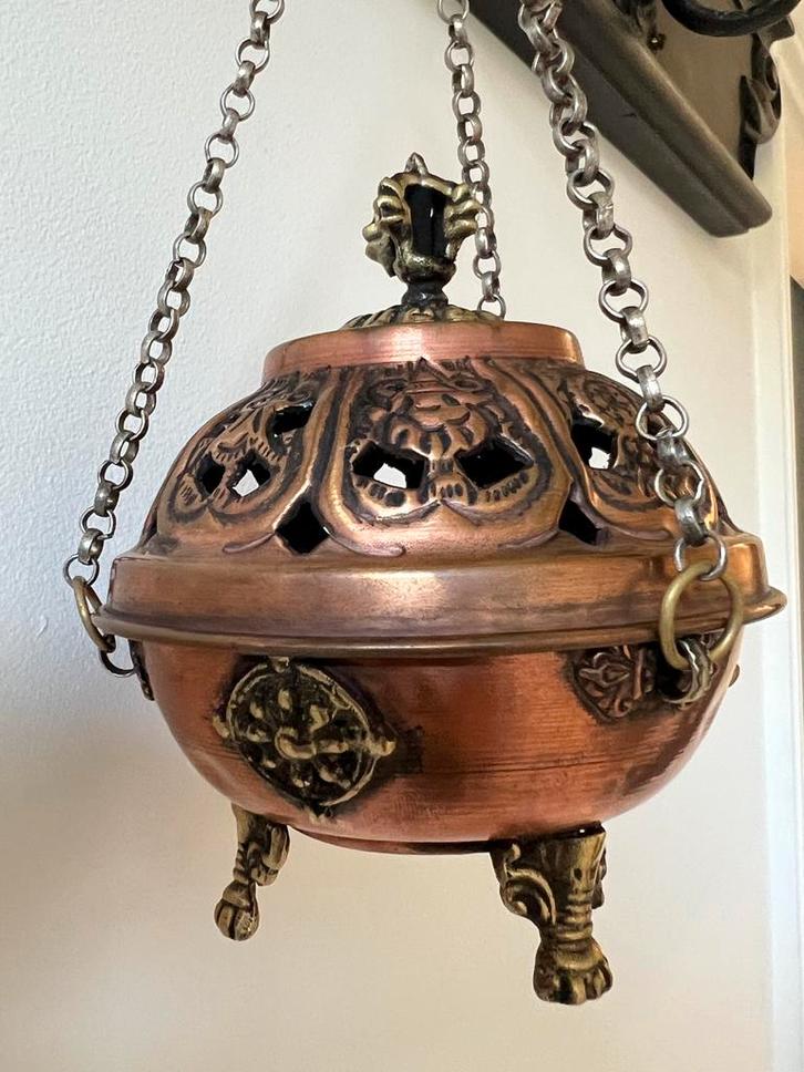 Tibetaanse Wierookbrander - Hangend/Staand - Zeer Goed, Antiek en Kunst, Antiek | Woonaccessoires, Ophalen of Verzenden