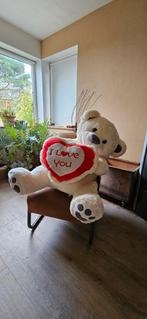 Knuffelbeer XXL 'I love you', Kinderen en Baby's, Ophalen, Zo goed als nieuw, Beer