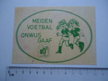 sticker oud Oldenzaal voetbal Fc Berghuizen meiden strip pop beschikbaar voor biedingen