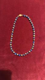 Ketting venetiaanse glas kralen+ clasone kralen, Ophalen of Verzenden, Zo goed als nieuw, Blauw, Overige materialen