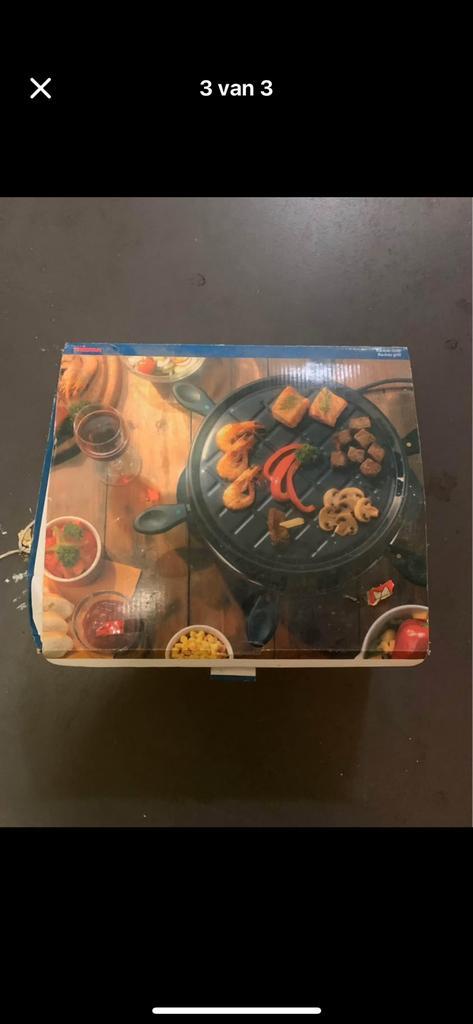 Gourmet Grilplaat - Perfect voor Gezellige Avonden!, Witgoed en Apparatuur, Grillplaten, Gebruikt, Tafelgrill, Ophalen of Verzenden