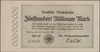 Duitsland Reichsbahn Berlin 500 millionen mark 1923 (nr 150), Verzenden, Duitsland, Los biljet