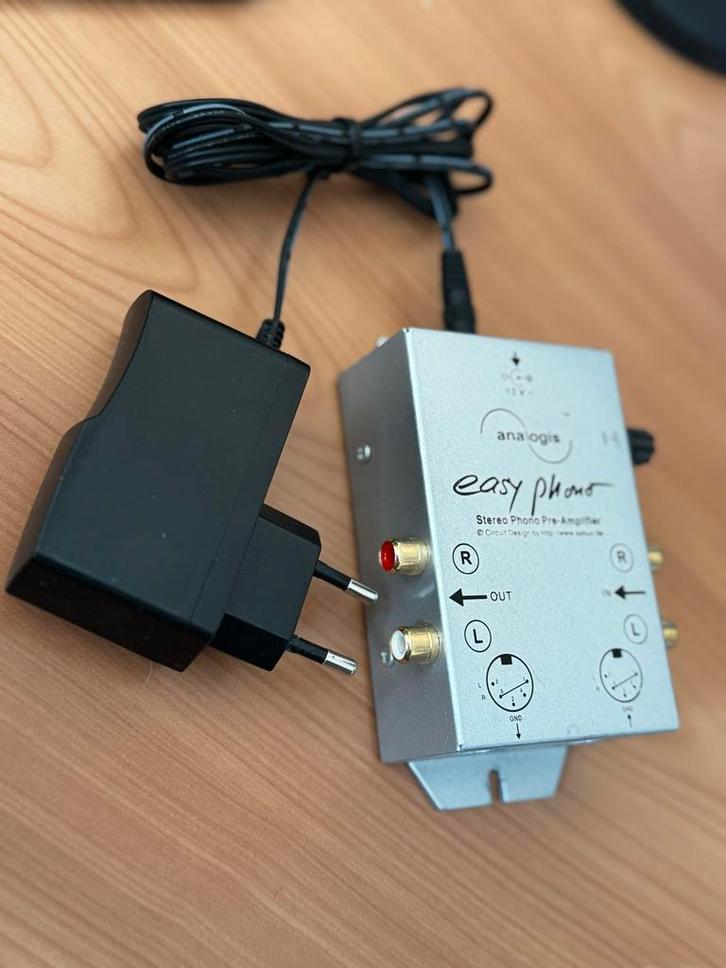 Analogis Easy Phono Voorversterker, Audio, Tv en Foto, Versterkers en Receivers, Zo goed als nieuw, Stereo, Minder dan 60 watt