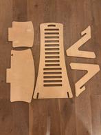 Ed Works Houten Staand Bureau, Ophalen, Gebruikt, In hoogte verstelbaar