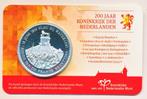 Nederland Slag bij Waterloo penning in coincard, Postzegels en Munten, Ophalen of Verzenden, Overige materialen, Nederland