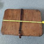 Antieke grote houten kledingdoos, echt uniek !, Ophalen of Verzenden