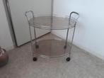 Thee kast server kast/ tafeltje, Ophalen, Minder dan 55 cm, Zo goed als nieuw, Rechthoekig