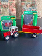 Solido Renault 651.4 tractor & werktuigen 1:32, Hobby en Vrije tijd, Ophalen, Zo goed als nieuw, Tractor of Landbouw