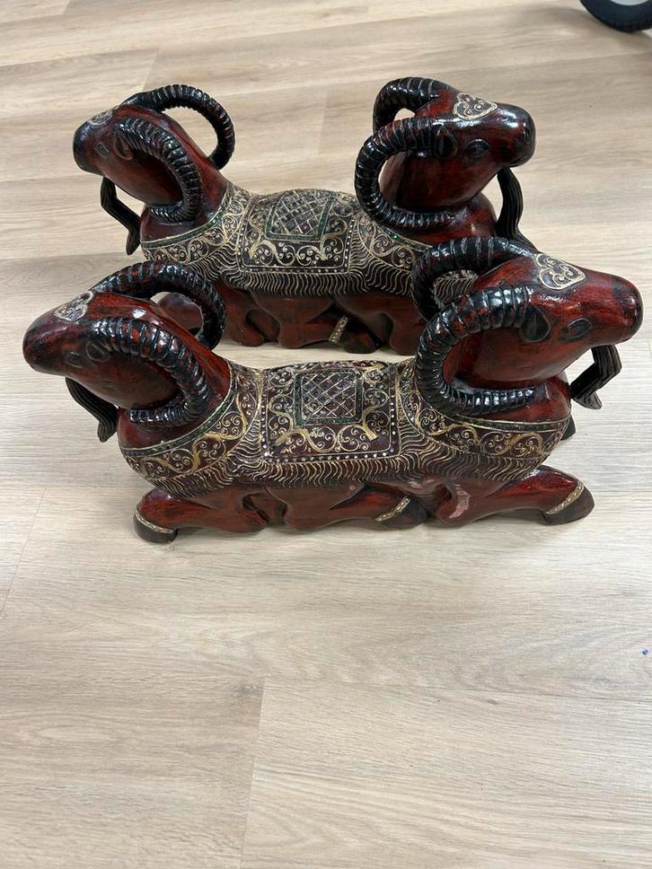 Antieke Houtgesneden Rammen voor Salontafel, Antiek en Kunst, Kunst | Beelden en Houtsnijwerken, Ophalen