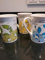 Set van 3 Yiyun Mokken - Groen, Geel, Blauw, Huis en Inrichting, Keuken | Servies, Nieuw, Ophalen of Verzenden, Overige stijlen