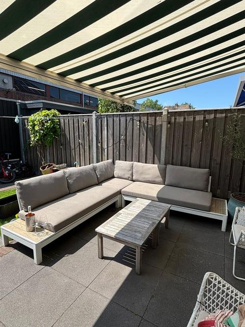 Grote loungeset - goede kwaliteit!, Tuin en Terras, Tuinsets en Loungesets, Zo goed als nieuw, Aluminium, Ophalen of Verzenden