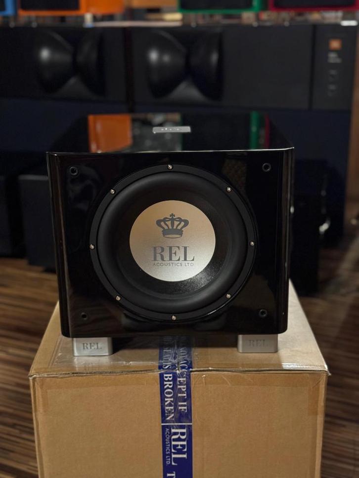 Rel T9x Inruil model, Audio, Tv en Foto, Luidsprekers, Gebruikt, Subwoofer, 120 watt of meer, Overige merken, Ophalen