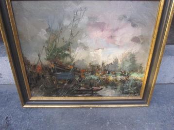 Theodorus(Dorus) Van OORSCHOT,Scheen Express. Landschap beschikbaar voor biedingen