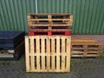 Blokpallets 100x120 cm, Doe-het-zelf en Verbouw, Hout en Planken, Ophalen, Gebruikt, Minder dan 25 mm, Pallet