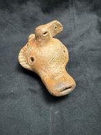 Antieke Terracotta #Ocarina 400 v.Chr. Syro-Hettitische, Antiek en Kunst, Ophalen of Verzenden