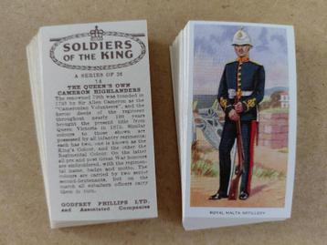 Soldiers of the King complete set 36 cigarette cards 1939 beschikbaar voor biedingen