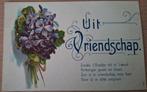 oude kaart. uit Vriendschap, Verzamelen, Ansichtkaarten | Themakaarten, Verzenden, Voor 1920