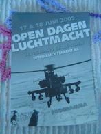 Zwart/wit programma van de Luchtmachtdagen Gilze-Rijen 2005!, Ophalen of Verzenden, Zo goed als nieuw, Boek of Tijdschrift