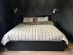 Malm Ikea bed | zwart/bruin | 180x200cm | + 4 lades, Ophalen, Zwart, Tweepersoons, 140 cm