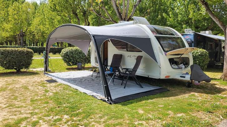 Fortex dakluifel maat 9 met zijwanden en windvangers, Caravans en Kamperen, Kampeeraccessoires, Zo goed als nieuw, Ophalen