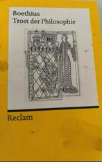 BOETHIUS TROST DER PHILOSOPHIE RECLAM, Ophalen of Verzenden, Gelezen, Boethius