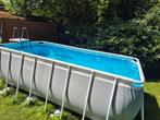 Zwembad Intex Warmtepomp Zandfilter 400x200x100, Gebruikt, 400 cm of meer, Rechthoekig, Ophalen