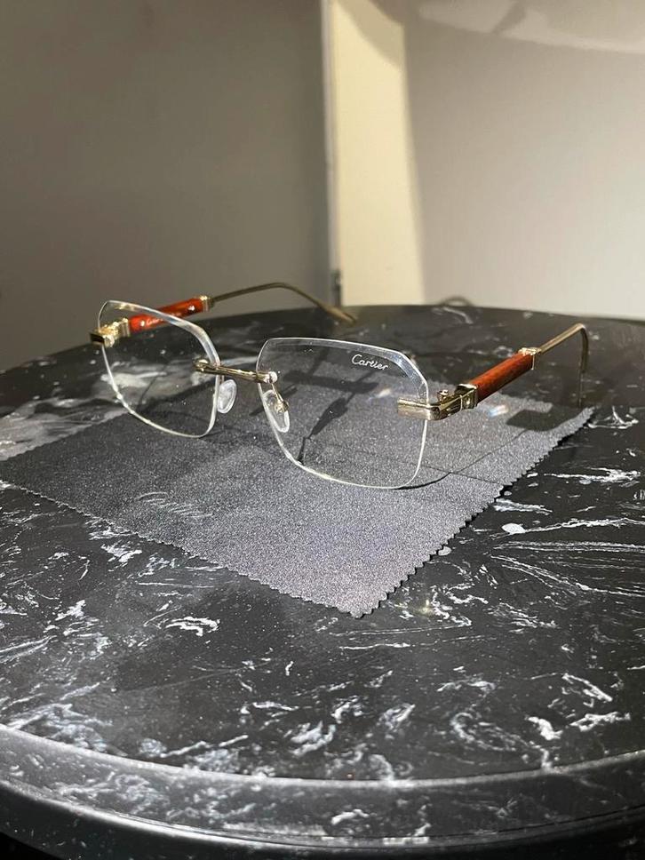 Cartier Bril - Stijlvol en Elegant, Sieraden, Tassen en Uiterlijk, Zonnebrillen en Brillen | Heren, Zo goed als nieuw, Bril, Overige merken