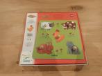 Djeco Houten Puzzel Boerderijdieren, Kinderen en Baby's, 10 tot 50 stukjes, Ophalen of Verzenden, Zo goed als nieuw, Van hout