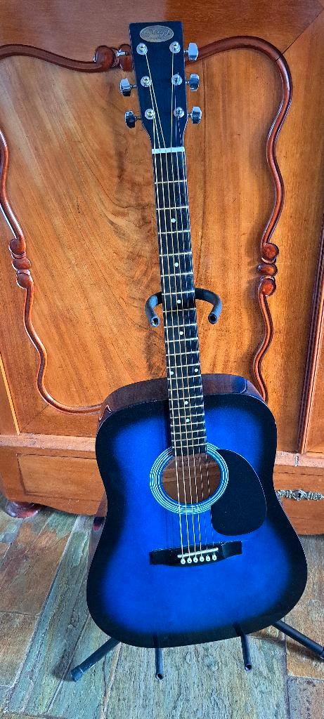 STAGG SW201BLS, Muziek en Instrumenten, Snaarinstrumenten | Gitaren | Akoestisch, Gebruikt, Western- of Steelstringgitaar, Ophalen